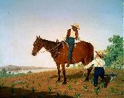 James-Goodwyn Clonney In the Cornfield oil painting